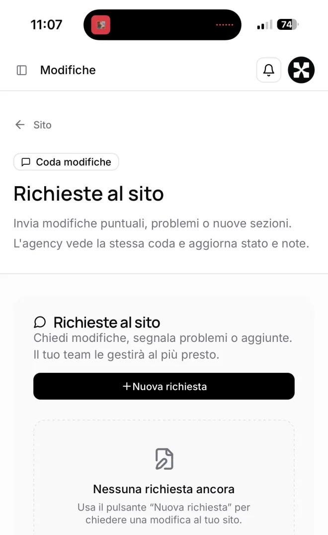 Richiedi modifiche rapidamente alla mia AI